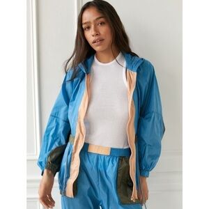 NWT Urban Outfitters Out From Under Devon Colorblock Zip Up Jacket